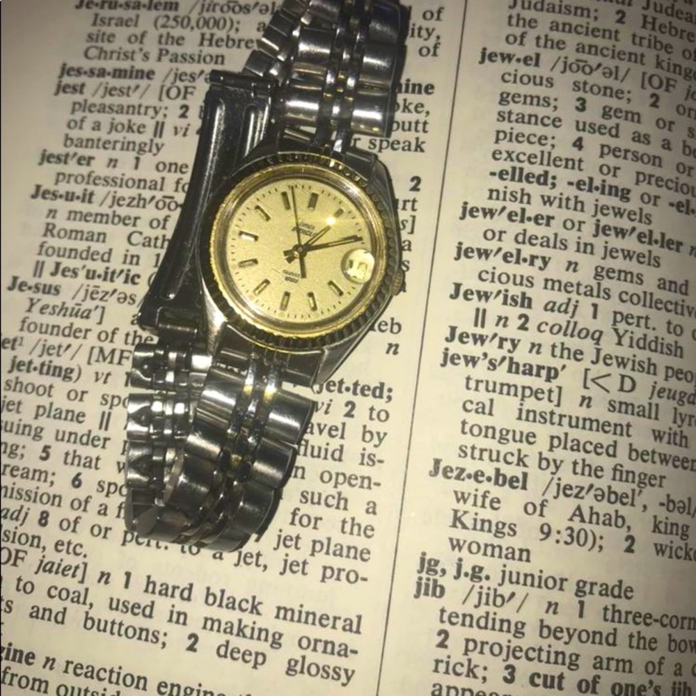 Silver watch